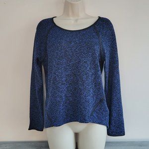 Derek Heart Woman's Blue and Black Sweater